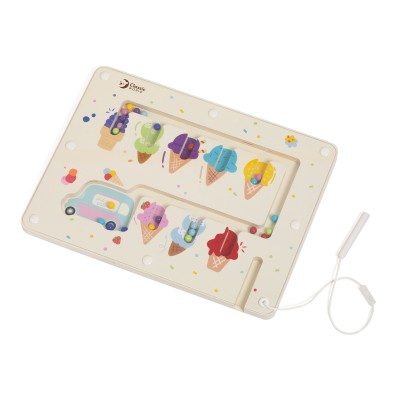 Ξύλινος Μαγνητικός Λαβύρινθος με Παγωτά Classic World