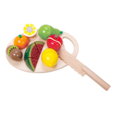 Ξύλινα Φρούτα σε Ξύλο Κοπής Classic World